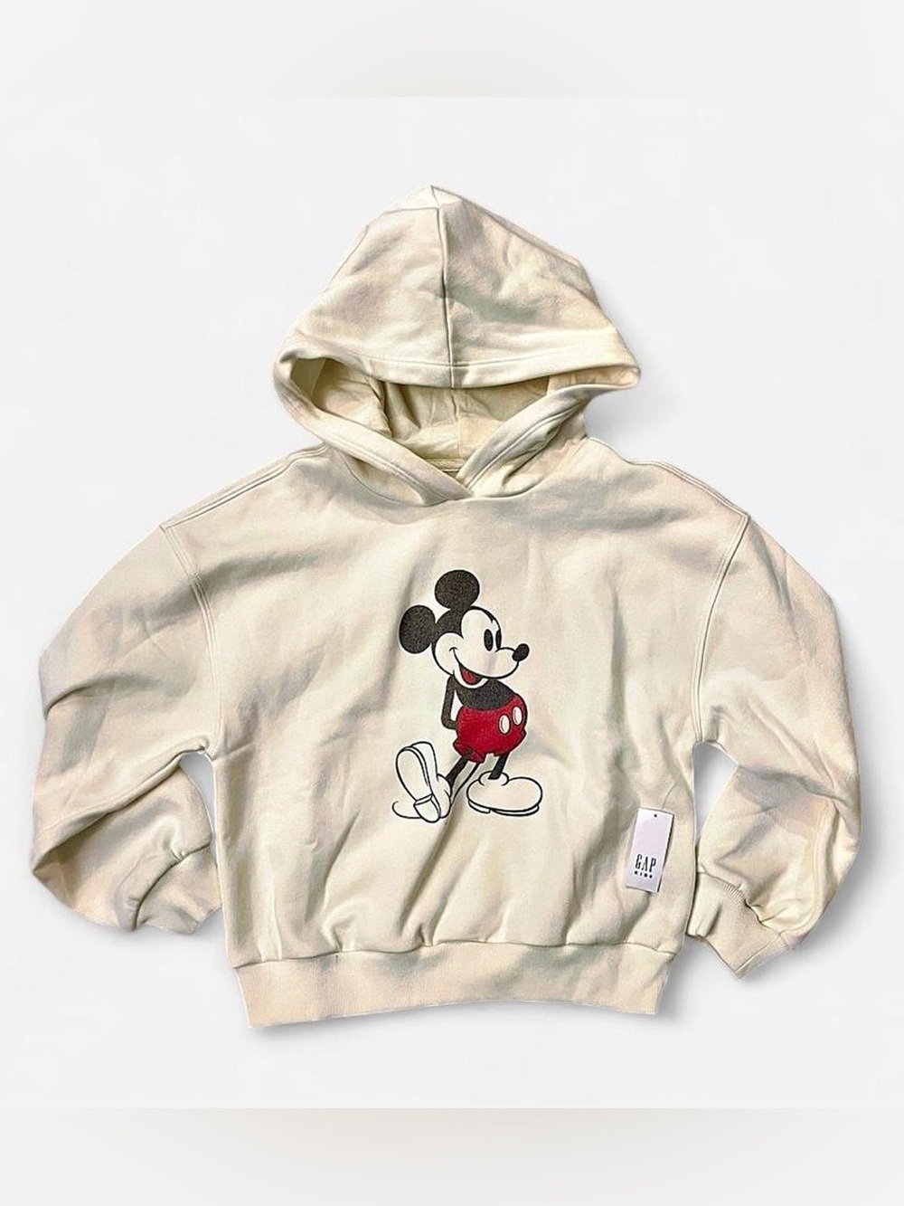 NWT Gap Kids Disney Cream Soft Knit Hoodie